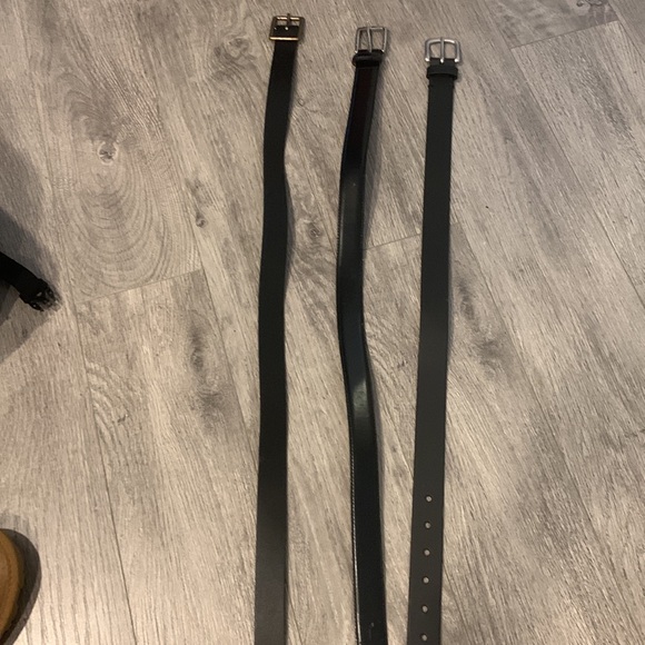 Set of 3(2 new) boys 12-14 leather belt - Picture 2 of 5